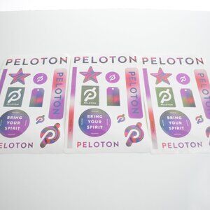 Peloton Sheet of Stickers - 3 Pack